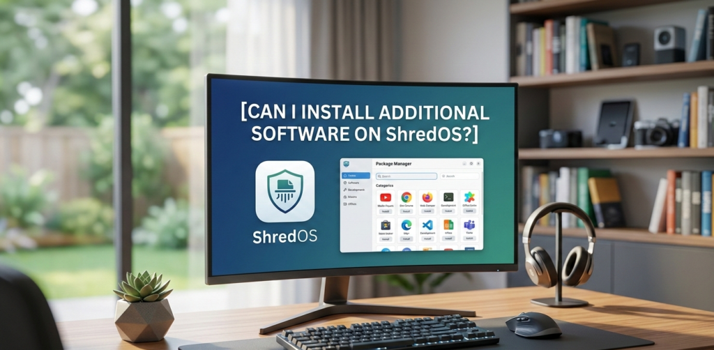 Can I install additional software on ShredOS