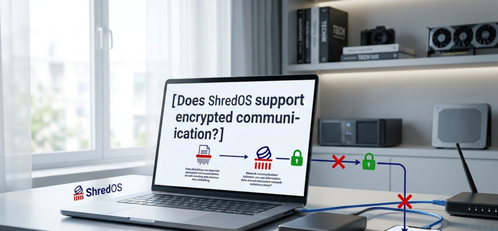 Does ShredOS support encrypted communication